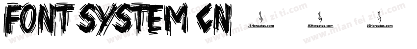 Font System CN字体转换